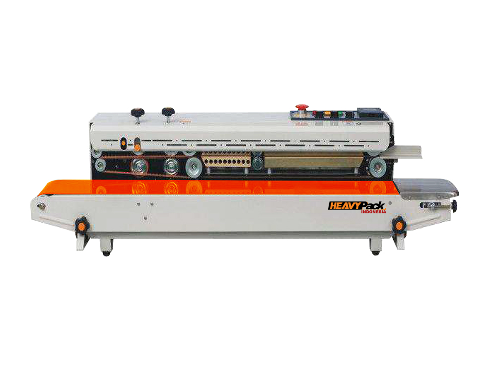 Continuous Band Sealer Machine Mesin Seal makanan atau jajanan snack berukuran besar atau 5-15kg Horizontal