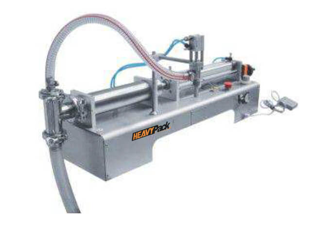 Mesin Pengisi Produk Cair Liquid Pasta Semi-Automatic Seperti Mayonaise / Saus / Sambal / Minyak / Syrup / Shampoo dan Sabun Cuci